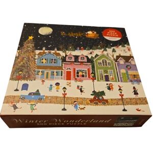 Galison WINTER WONDERLAND 500 piece puzzle jigsaw COMPLETE